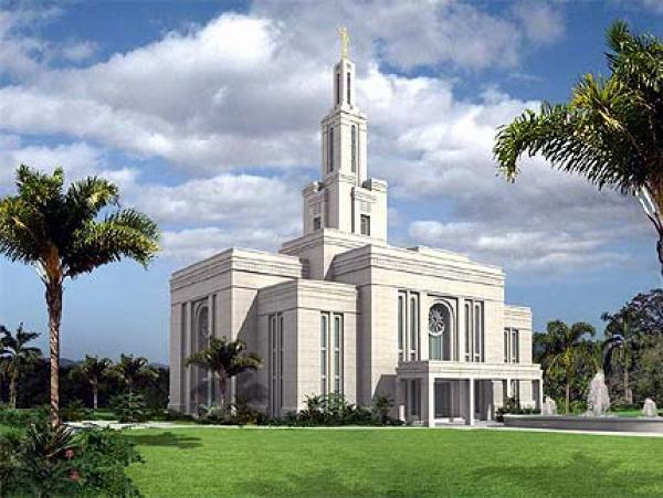 Gilbert temple artist rendition